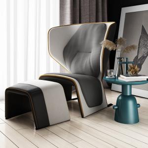 现代异形休闲单人沙发