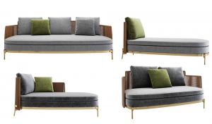 现代户外休闲沙发卧榻组合