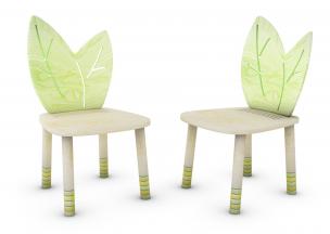 现代儿童树叶靠背休闲椅