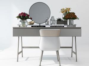 现代轻奢梳妆台组合