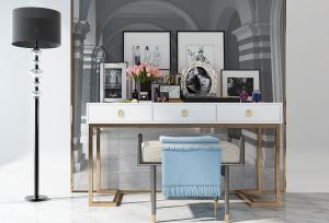 现代轻奢梳妆台组合