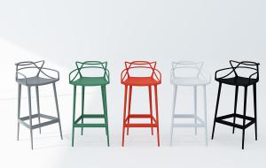 工业风铁艺吧台椅