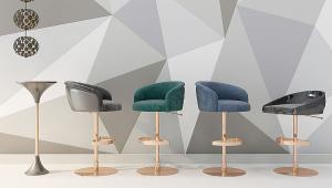 简欧轻奢转椅、吧台椅