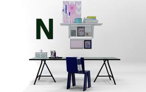 现代儿童书桌椅、写字台组合3d模型 现代儿童书桌椅、写字台组合