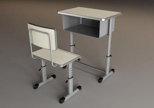 现代学生学习桌椅组合