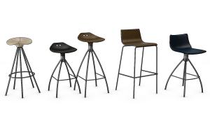 工业风个性吧台椅、吧凳组合