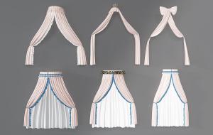 欧式窗帘、床帏、窗幔