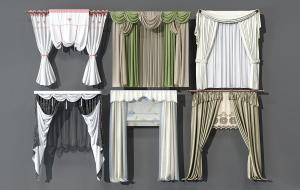 欧式窗帘、纱帘