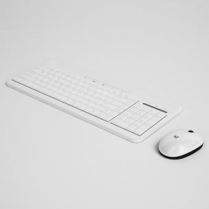 白色无线鼠标键盘