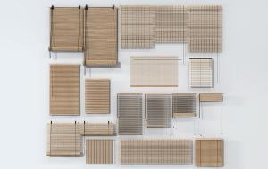 中式田园竹帘、卷帘、拉帘、百叶窗帘