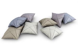 三角形、多边形凹痕抱枕