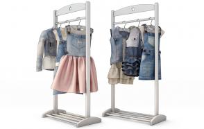 儿童服装、衣架3d模型 儿童服装、衣架