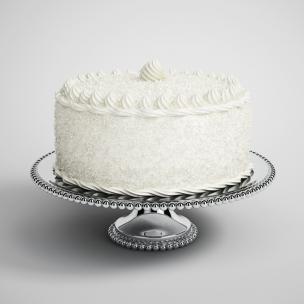 白色奶油蛋糕、食物