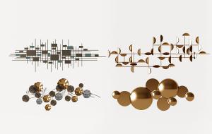 新中式金属墙饰