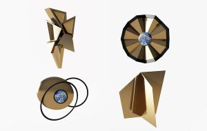 现代金属墙饰挂件