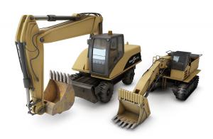 轮式挖掘机、履带式装载机工程车