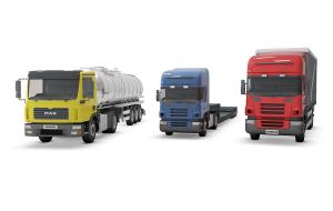 平头水罐车、平头货车头、平头箱式货车