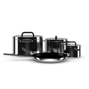 小奶锅、汤锅、煎锅厨具组合