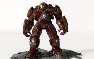 钢铁侠机器人儿童玩具、桌摆