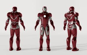 红色钢铁侠游戏角色人物