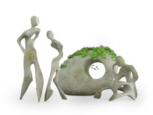 现代艺术石雕、雕塑