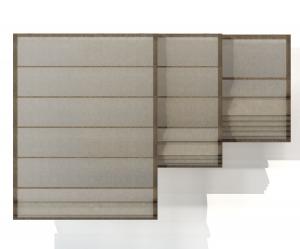 新中式卫生间罗马帘、卷帘