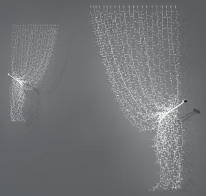 现代霓虹灯窗帘、灯帘