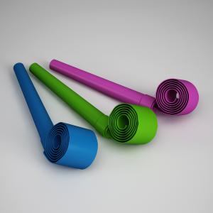 生日聚会用品、派对用品3d模型 生日聚会用品、派对用品
