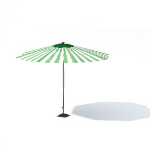 绿色条纹遮阳伞