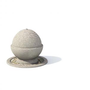 花岗岩雕塑球形喷泉