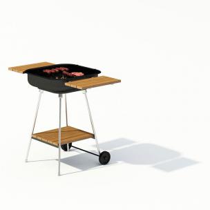 带储物架烧烤炉、厨具