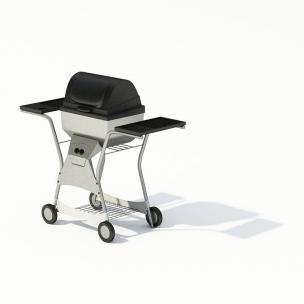 可移动、金属框架电烤箱