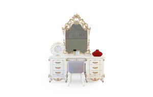 欧式实木梳妆台