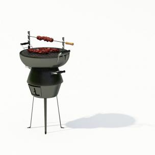 木炭烧烤炉、烤肉组合