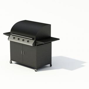 可移动、带橱柜电烤箱