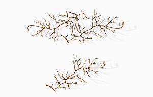 新中式铁艺树枝墙饰、挂饰