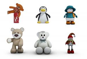 小熊、企鹅、布娃娃玩偶布偶儿童玩具