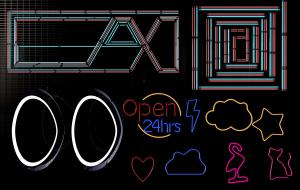 咖啡厅餐厅酒吧墙饰霓虹灯灯管