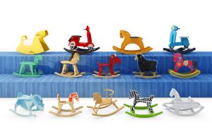 动物造型玩具木偶、木马摇椅