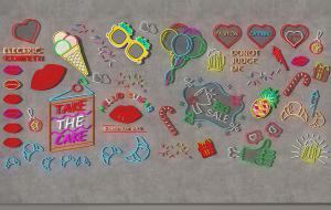 咖啡厅餐厅酒吧夜店招牌装饰霓虹灯