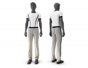 休闲运动装男士服装模特3d模型 休闲运动装男士服装模特