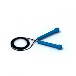 蓝色手柄跳绳 体育器材