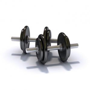 大小两铃片手铃、哑铃 健身器材