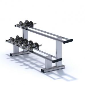 手铃、高低两层哑铃架 健身器材