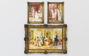 欧式古典宫廷画、人物装饰画