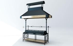 野外室内烤炉、烤架