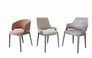 北欧布艺扶手办公椅、休闲椅组合