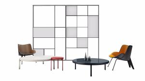 现代办公休闲椅、茶几组合