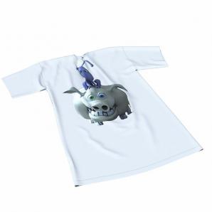 有卡通图案的短袖 衣服3d模型 有卡通图案的短袖 衣服