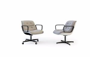 现代带扶手休闲椅、转椅组合